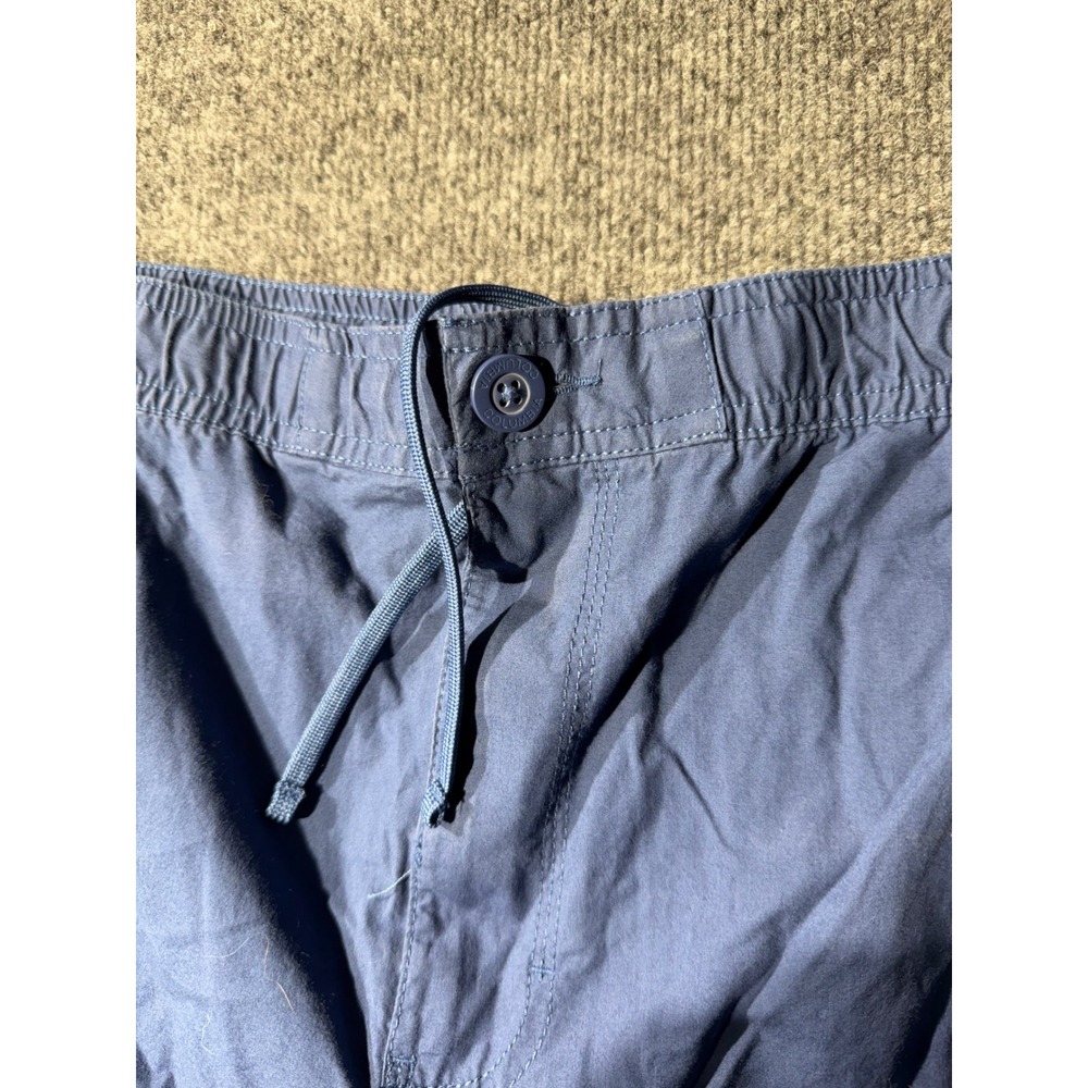 Columbia Shorts Mens 44W Blue Excellent Regular Fit Cotton Drawstring Outdoor - Picture 2 of 9